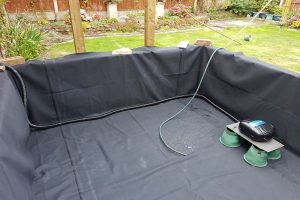 How To Fix Pond Liner To Wood